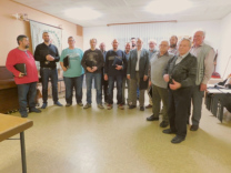 Der MGV Harmonie beim Liedvortrag