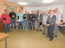 Der MGV Harmonie beim Liedvortrag