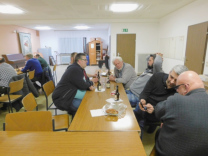 Gemütlicher Ausklang der Versammlung