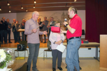 Ehrung für Wolfgang Rommel vom Albverein