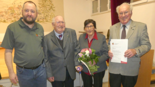 Auch beim Albverein wurden langjährige Mitglieder ausgezeichnet