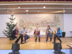 Der Musikverein eröffnet den Abend