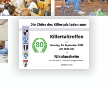 Poster für Schaukästen