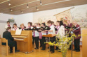 Die Chorgemeinschaft Bitz-Hausen singt