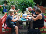 Leckeres Abendessen vom Grill