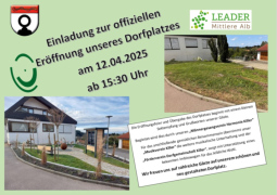 Ankündigung im Amtsblatt