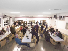 Nach dem Kozert wird gefeiert