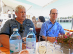 Jubilar Hans-Ludwig Steinhart und unser Chorleiter Johannes Schellinger
