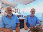 Unser Ehrenvorsitzender Detlef Ahlfänger und Chorleiter Johannes Schellinger