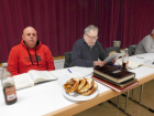 Unser Kassier Franz Stadler und Schriftführer Anton Ahlfänger