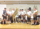 Die Bläsergruppe "Wonderbrass" sorgte für beste Stimmung und Abwechslung