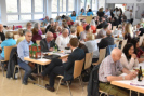 Bürgermeister Davide Licht, Ortsvorsteher Gerd Schäfer, Dieter Dürrschnabel vom Chorverband und Vorsitzender Manfred Bittner
