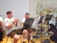 Die Bläsergruppe "Wonderbrass" begeisterte das Publikum ebenfalls