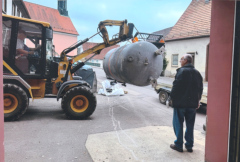 Jetzt hängt das Monstrum am Haken