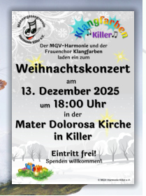 Flyer Weihnachtskonzert