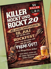 Sportverein 40 Jahre